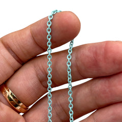 Losolo 2.6mm Stainless Steel Chain Turquoise