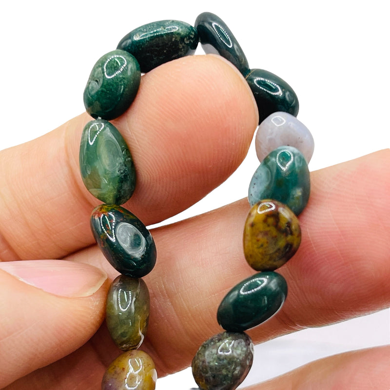5 to 11mm Nugget Indian Agate