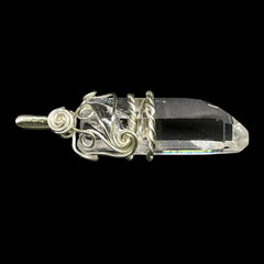 Supreme Quality Lemurian Pendant Master Wrapped Wired Technique Medium