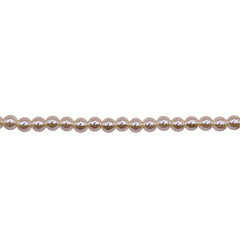 3mm Round Thunder Polish Glass Pearl Light Gold