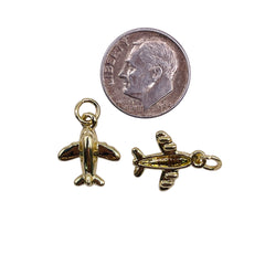 15x12mm Plane Charm