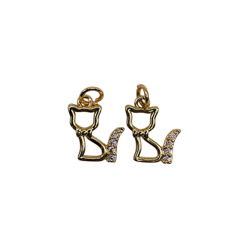 14x11mm Cat Charm