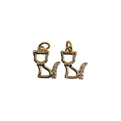 14x11mm Cat Charm
