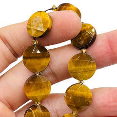 16mm Coin Cut Tiger Eye