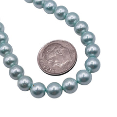 6mm Round Shell Pearl Mint