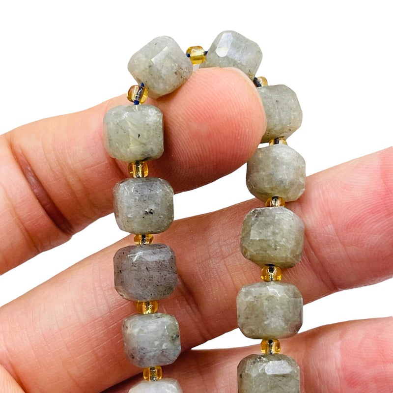 8mm Cube Labradorite