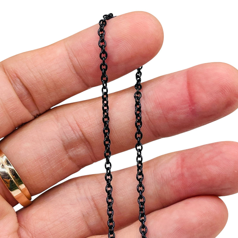 Losolo 2.6mm Stainless Steel Chain Black