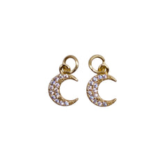 11x8mm Crescent Charm