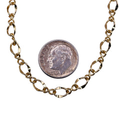 Losolo Chain 7x5mm 18K Gold Plated