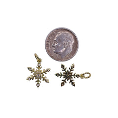 15x13mm Snowflake Charm