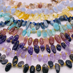 9 to 13mm Chips Gemstone Combo 9 Styles