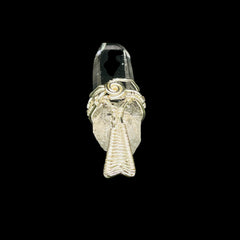 Supreme Quality Lemurian Pendant Master Wrapped Wired Technique Small