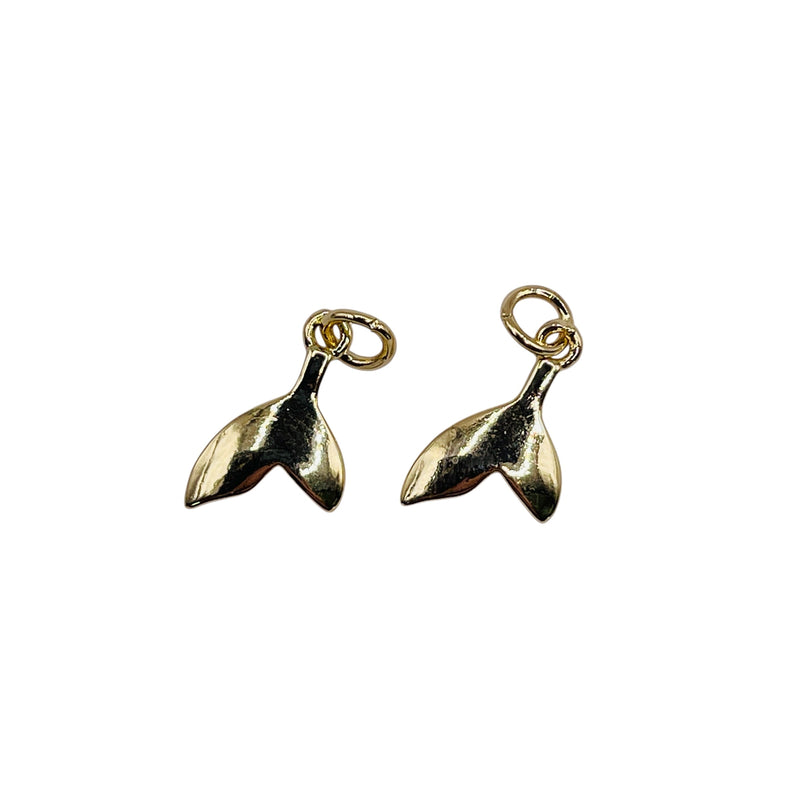 14x10mm Whale Tail Charm