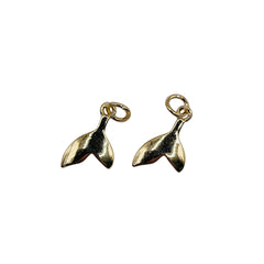 14x10mm Whale Tail Charm