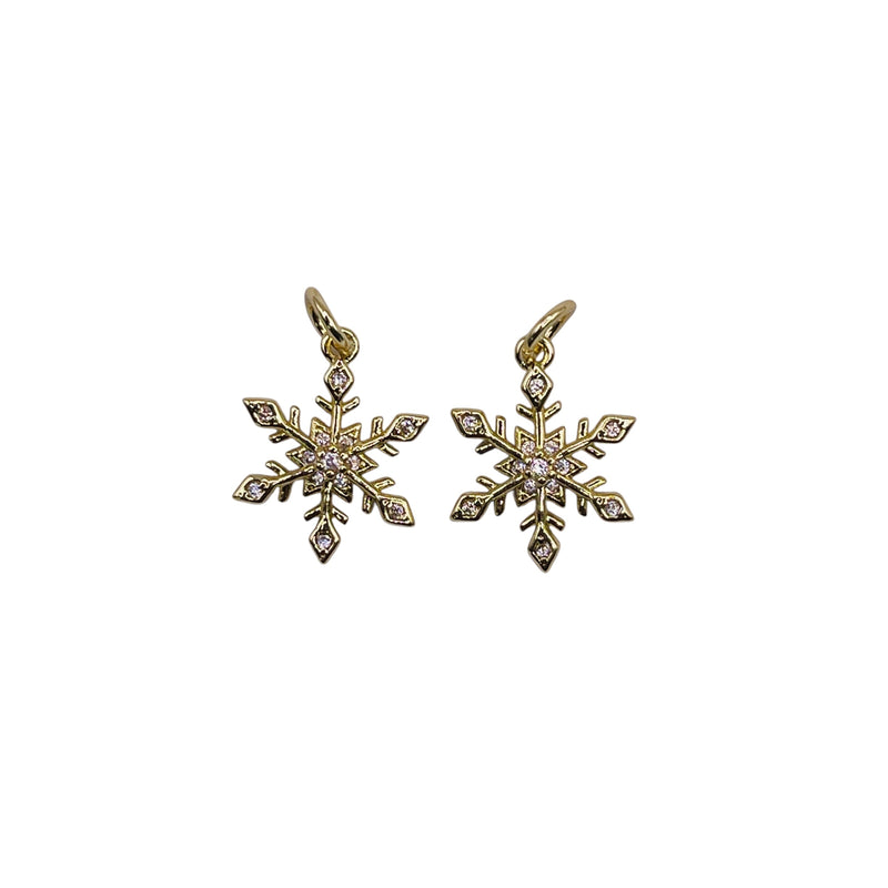15x13mm Snowflake Charm