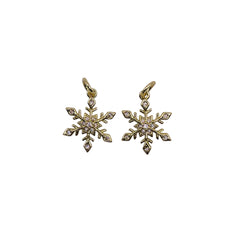 15x13mm Snowflake Charm