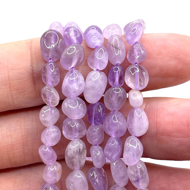 5 to 11mm Nugget Purple Jade Natural