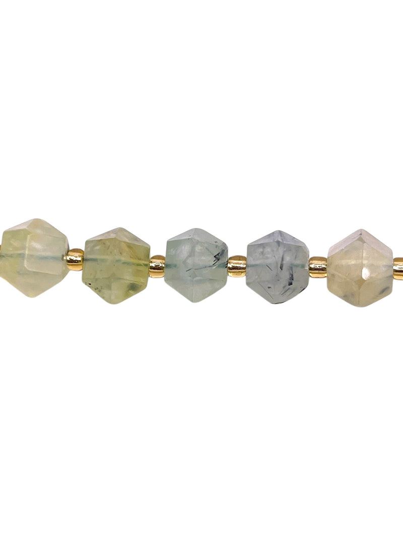 10x8mm Star Cut Prehnite