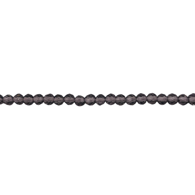 3mm Thunder Polish Round Cut Black Diamond