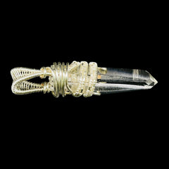 Supreme Quality Lemurian Pendant Master Wrapped Wired Technique Small