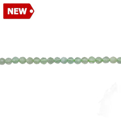 3mm Thunder Polish Round Cut Green Jade