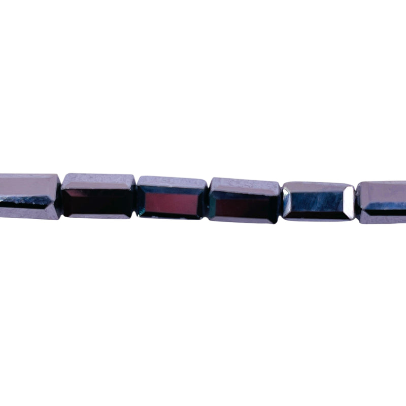 8x4mm Rectangle White Gold