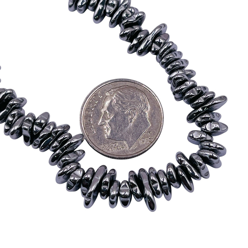 Beadorea Live: BL43 5-7mm Chips Hematite Rhodium