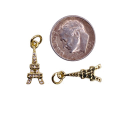 16x7mm Eiffel Tower Charm
