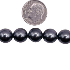 10mm Round Shell Pearl Tahitian Tone