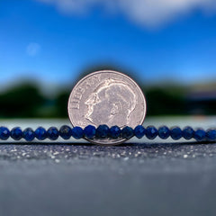 3mm Round Cut Lapis Lazuli