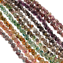 4.5mm Thunder Polish Glass Crystal Peanut Pink Lady