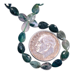 6x4mm Teardrop Cut Indian Moss Agate