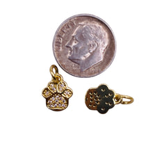 10x8mm Paw Charm