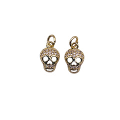 13x8mm Skull Charm