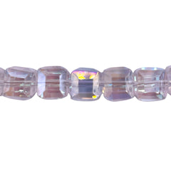 10mm Cube Glass Crystal Clear AB