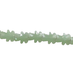 9x8mm Bear Glass Crystal Green Jade