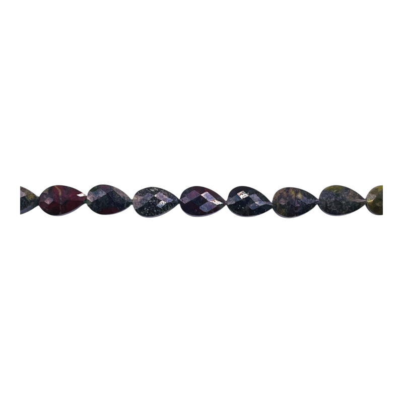 6x4mm Teardrop Cut Bloodstone
