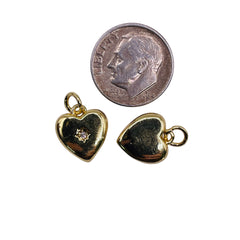13x11mm Heart Charm