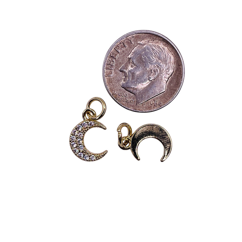 11x8mm Crescent Charm
