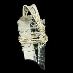 Supreme Lemurian Pendant Master Wrapped Wired Technique Large