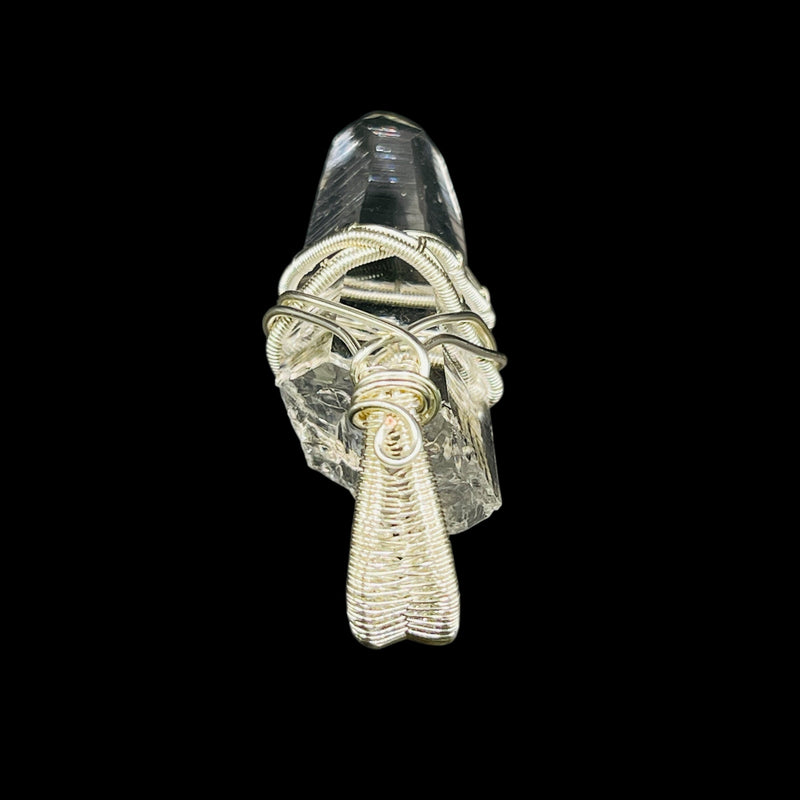 Supreme Quality Lemurian Pendant Master Wrapped Wired Technique Medium