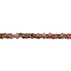 4.5mm Thunder Polish Glass Crystal Peanut Peach Blossom