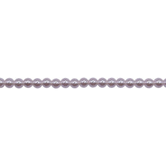 3mm Round Thunder Polish Glass Pearl South Sea White