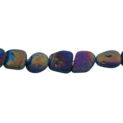 10 to 14mm Druzy Nuggets Magic Rainbow