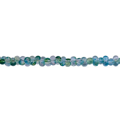 4.5mm Thunder Polish Glass Crystal Peanut Tropical Lagoon