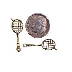 24x8mm Tennis Racket Charm