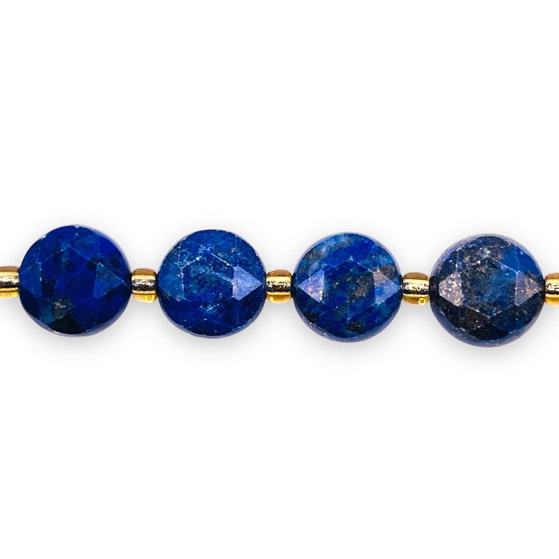 10mm Coin Cut Lapis Lazuli