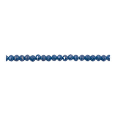 3mm Thunder Polish Glass Crystal Roundel Cut Air Force AB