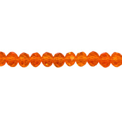 6mm Thunder Polish Glass Crystal Roundel Cut Sun