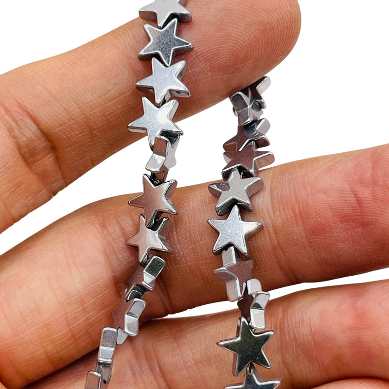 Beadorea Live: BL34 9mm Star Hematite Rhodium